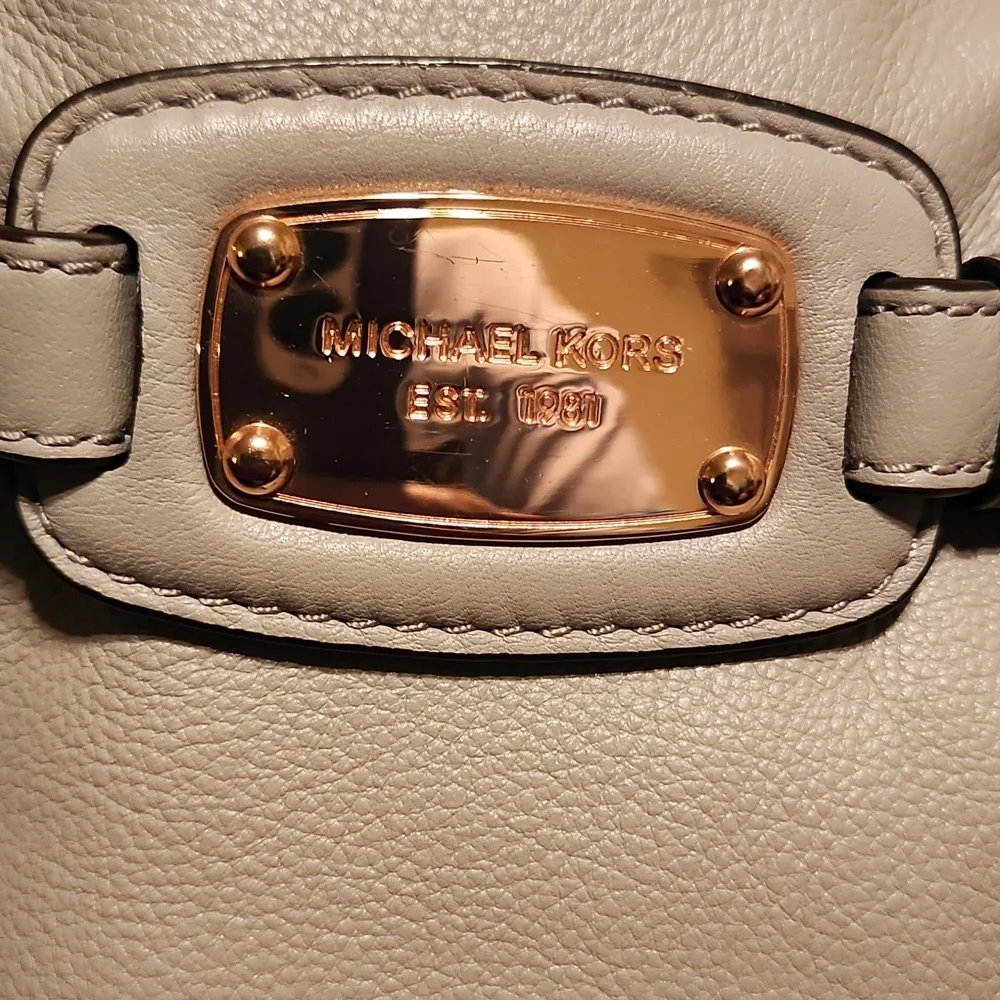 Michael Kors Gray leather Purse